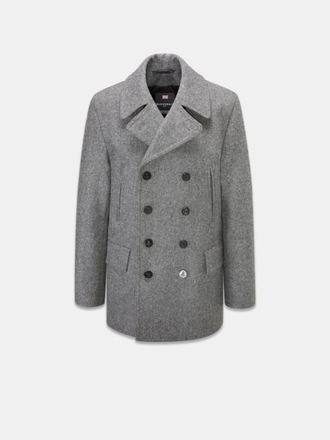 GLOVERALL Men's Churchill Peacoat Grey