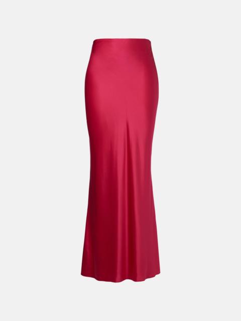 THE SEI Bias silk satin maxi skirt