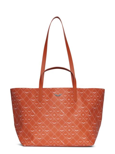 Zadig & Voltaire Zadig & Voltaire Z X-Large Monogram Shopper Tote Bag in Flame at Nordstrom