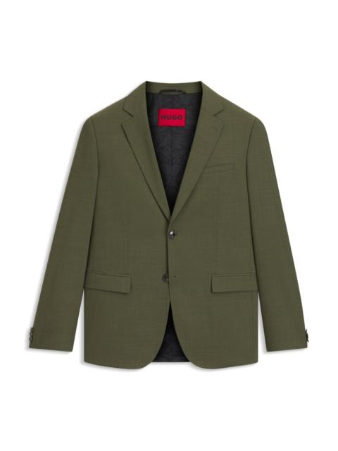 HUGO EXTRA-SLIM-FIT SUIT JACKET IN PERFORMANCE-STRETCH DOBBY