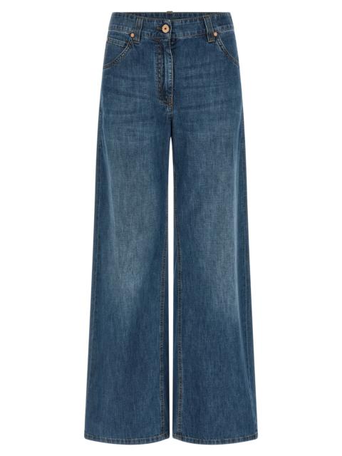 Brunello Cucinelli Brunello Cucinelli Women Wide Leg Jeans