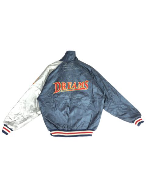 Other Designers Vintage - Vintage Distressed Dreams Varsity Jacket By Mizuno