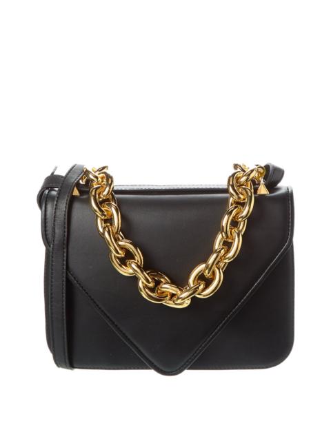 Bottega Veneta Bottega Veneta Mount Leather Shoulder Bag (Authentic Pre-Owned)