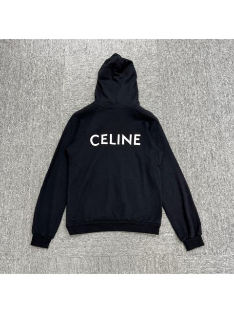 CELINE Celine Logo Print Hoodie