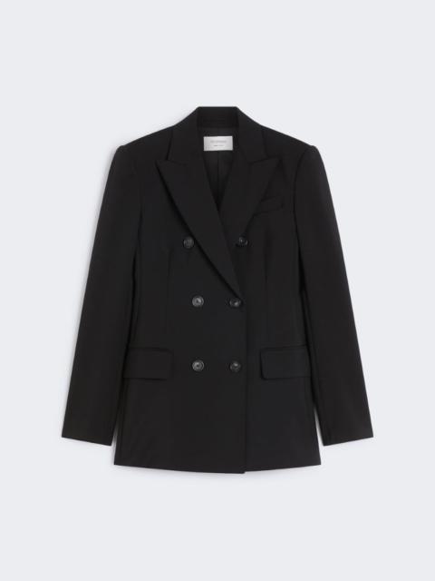 Sportmax Double-breasted wool tailored blazer