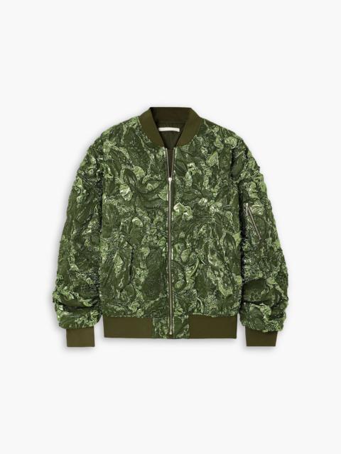 Other Designers Metallic woven bomber jacket