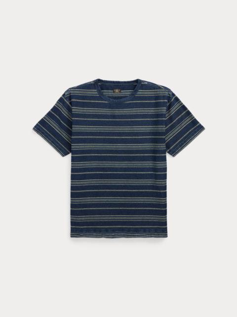 RRL by Ralph Lauren Indigo Striped Jersey T-Shirt