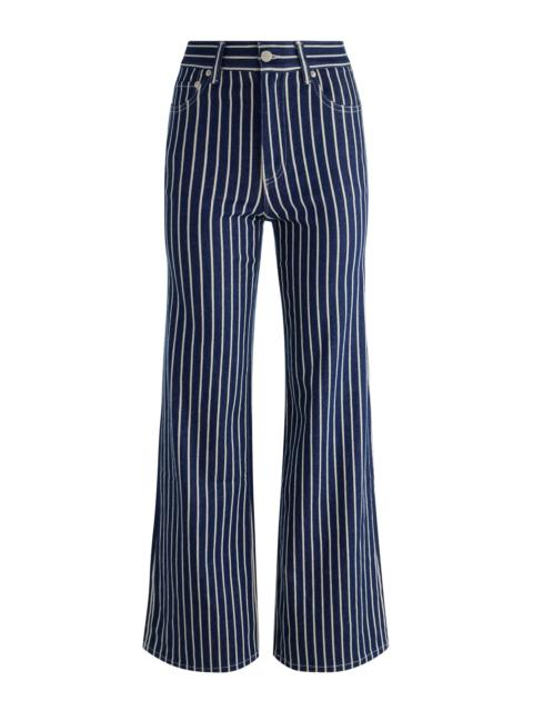 Alice + Olivia CHIC STRIPED JEAN