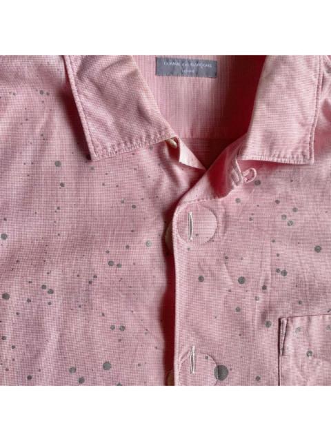 Comme des Garçons Homme Vintage 2001 Color Splash Velcro Buttons Shirt