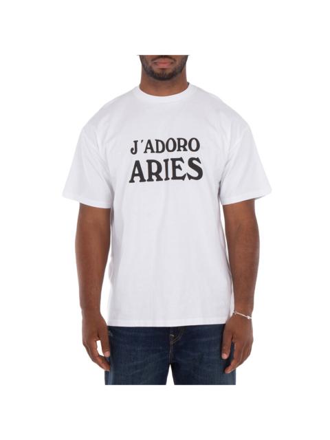 Other Designers Aries Men's White Baby Fit J'Doro T-Shirt