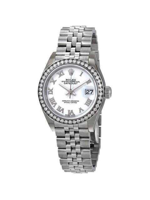 ROLEX Rolex Lady Datejust Automatic White Dial Ladies Jubilee Watch 279384WRJ