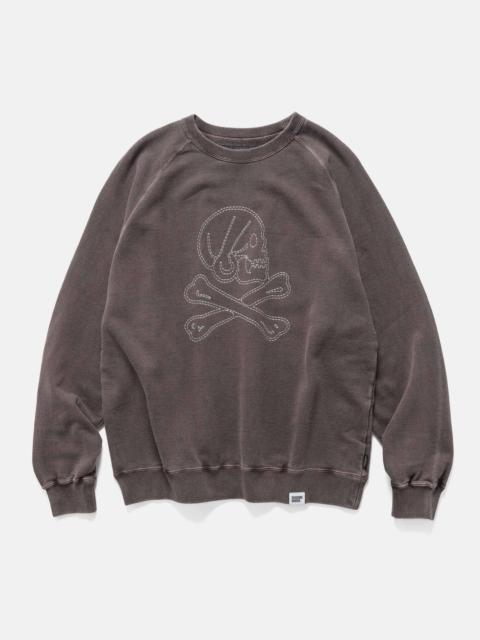 NEIGHBORHOOD Pigment Dyed Sweat Shirt LS Brown