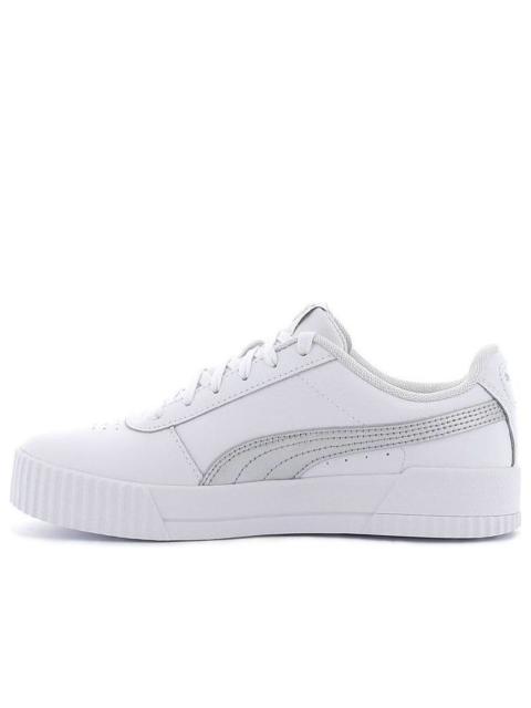 PUMA (WMNS) PUMA Carina Leather 'White Grey' 370325-18