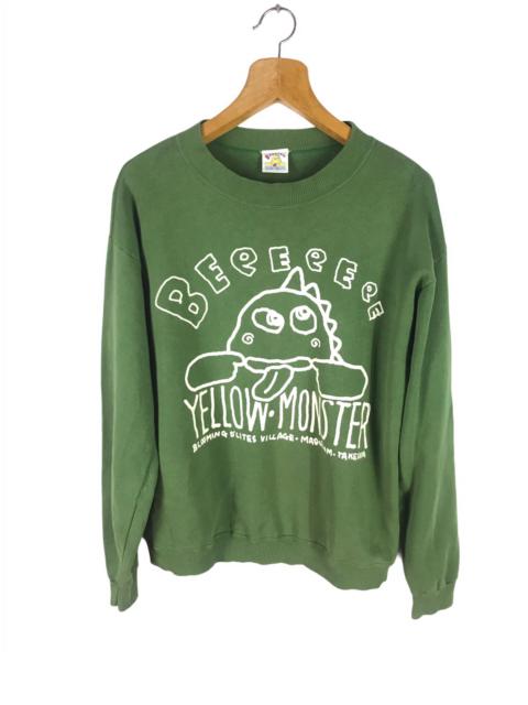 Other Designers Vintage - YELLOW MONSTER BLOOMING D'LITES VILLAGE BIG LOGO SWEATSHIRT