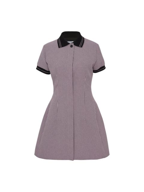 MSGM Abito Two Colourway Collar Dress