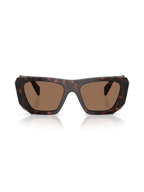Prada Prada 53mm Square Sunglasses in Root Tortoise /Dark Brown at Nordstrom