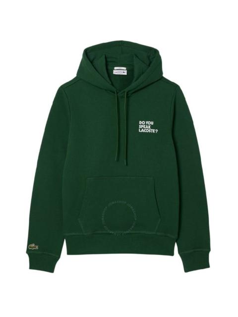 Lacoste Relaxed Fit Slogan Hoodie