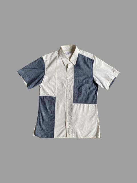 Yohji Yamamoto Yohji Yamamoto Pour Homme Produce Denim Paychwork Shirt