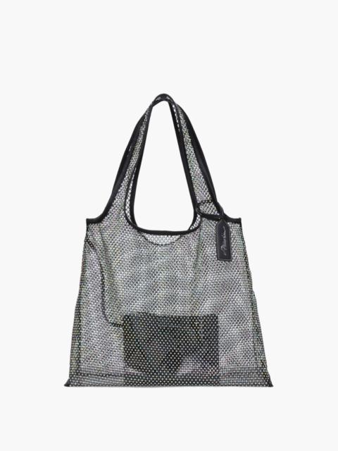 3.1 Phillip Lim Crystal Embellished Mesh Market Tote