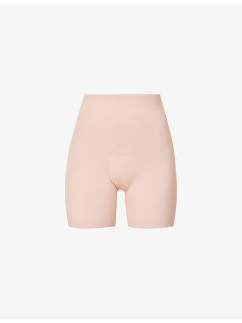 Wolford Contour control stretch-cotton shorts