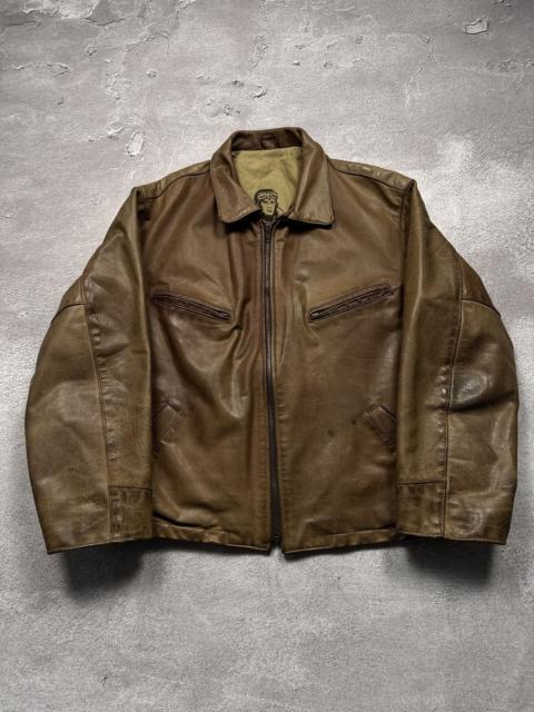 Schott Rare Vintage 90s DIJA Schott Style Flight USA Leather Jacket