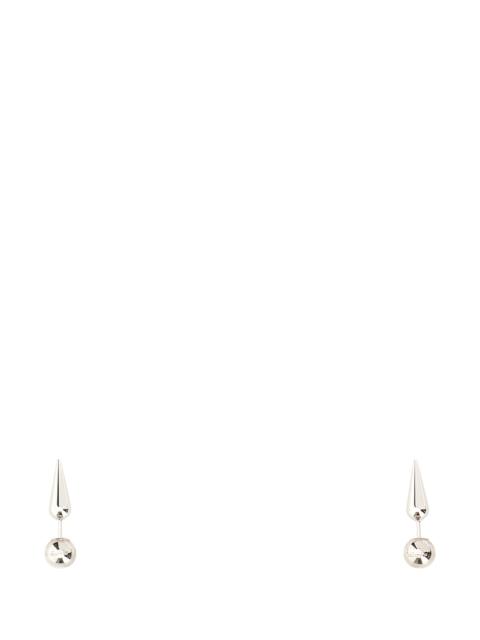 Jil Sander Silver metal earrings