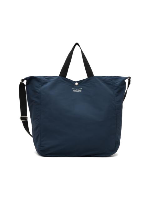 Comme des Garçons Homme Navy Grosgrain Tote