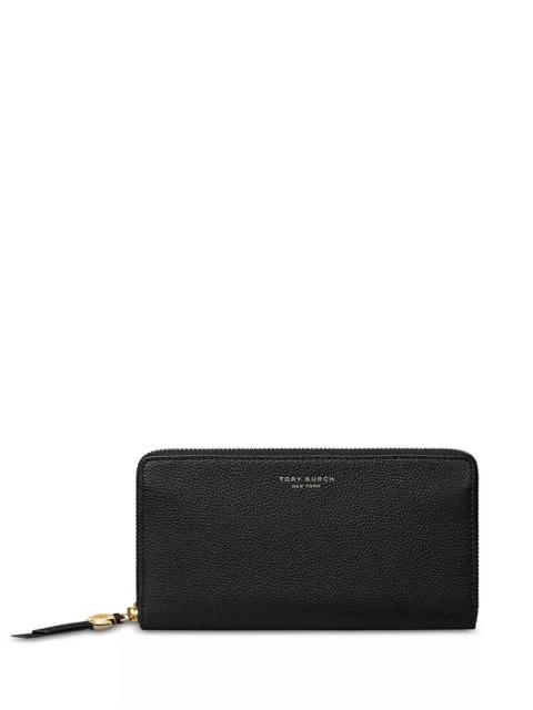 TORY BURCH Romy Leather Zip Continental Wallet