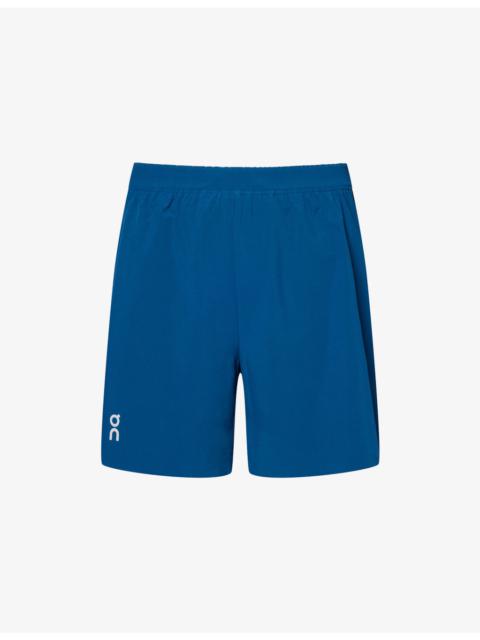 On Train Logo-Print Stretch-Woven Shorts
