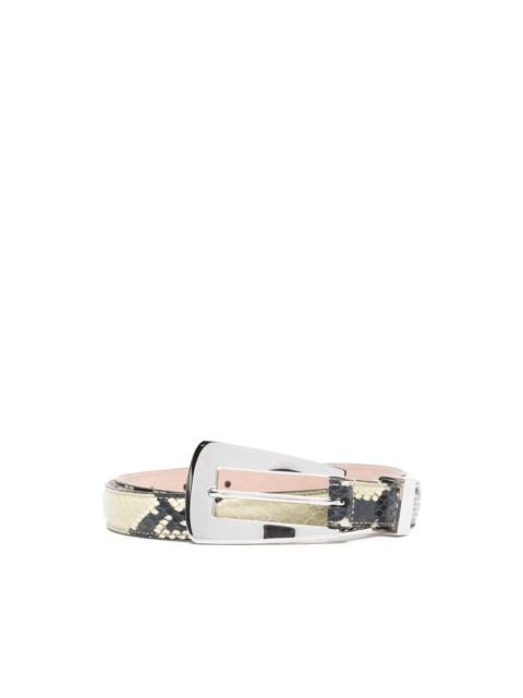KHAITE Belts Neutral, Black