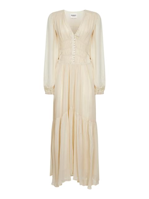 Isabel Marant Étoile Marant Etoile Women Ecru Muslin Briane Maxi Dress