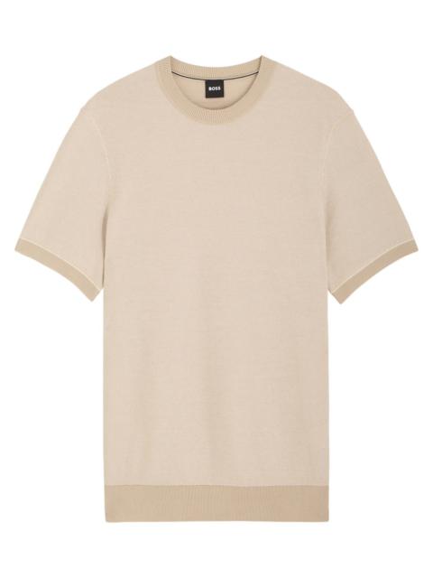 BOSS Boss H-jianfranco Cotton-knit T-shirt