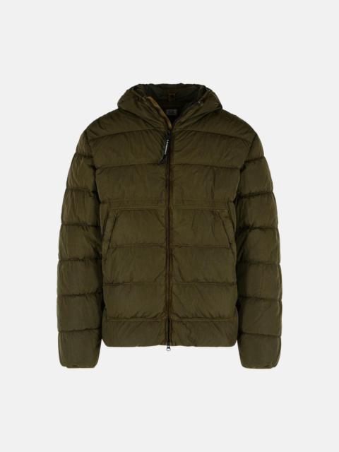 C.P. Company 'CHROME-R' GREEN POLYAMIDE DOWN JACKET