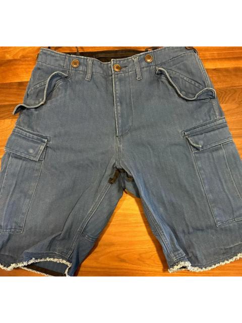 visvim visvim ICT Herringbone Indigo-Dyed Shorts
