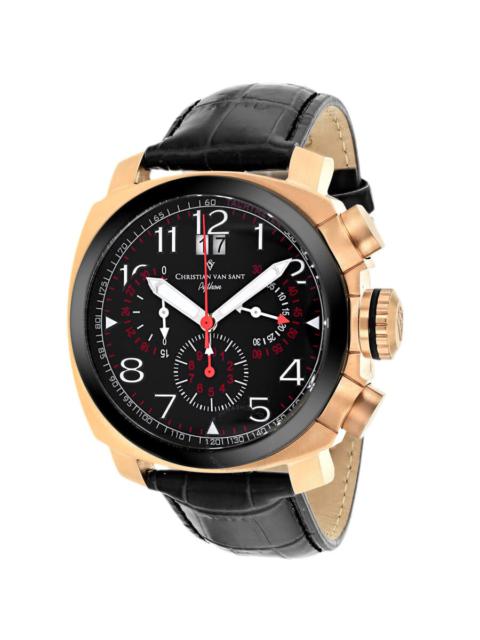Other Designers Christian Van Sant Grand Python Chronograph Quartz Black Dial Men's Watch CV3AU11