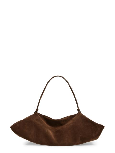 Altuzarra Altuzarra Origami Studded East/West Suede Bag in Chocolate at Nordstrom