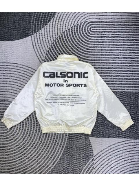 Other Designers Japanese Brand - Vtg Nissan R89C Calsonic Racing Team Of Le Mans Jacket