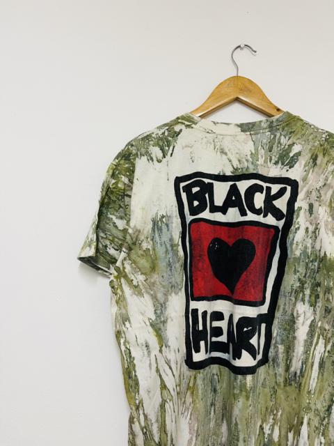 Other Designers Vintage - Vintage 90’s Black Heart Art Tie Dye Streetwear T-Shirt st1