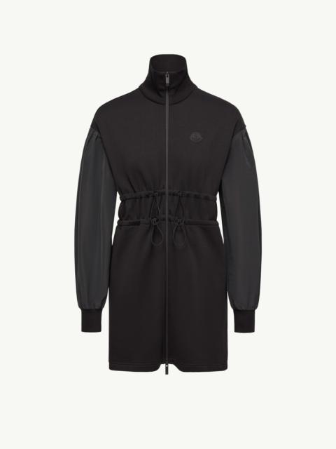 Moncler Cotton Fleece Sweatshirt Zip-Up Dress