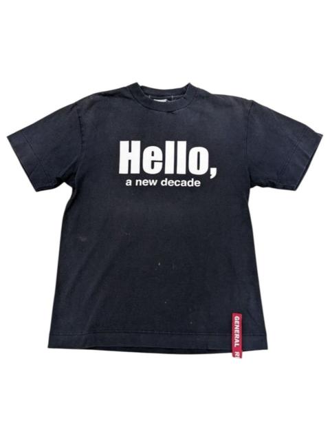 General Research VINTAGE 10th ANNIVERSARY HELLO NEW DECADE GENERAL RESEARCH T