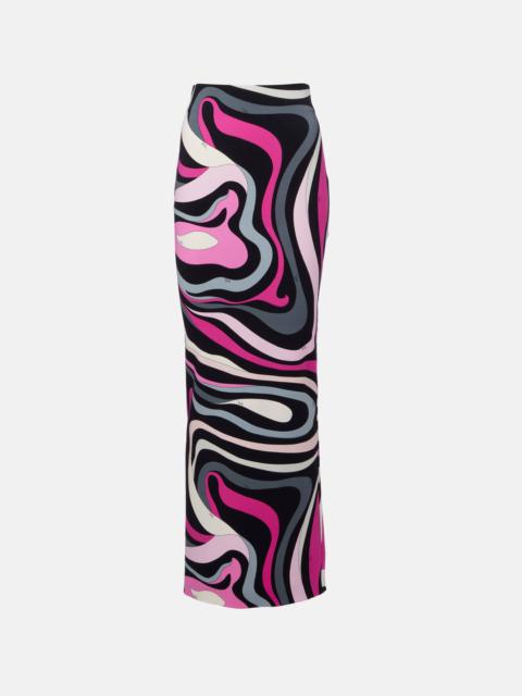 Marmo high-rise maxi skirt