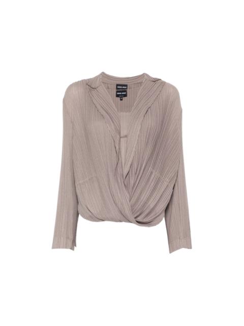 GIORGIO ARMANI Giorgio Armani Neutrals Tops - Blouses Women