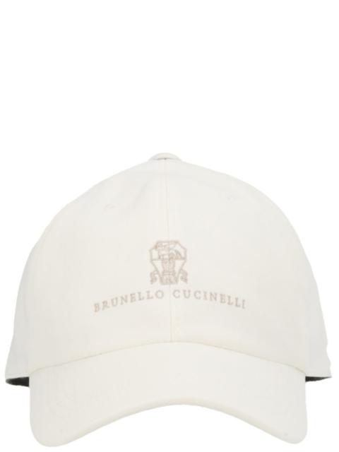Brunello Cucinelli COTTON BASEBALL CAP WITH LOGO