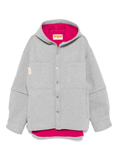 PDF Pdf Hooded Logo-detail Jacket