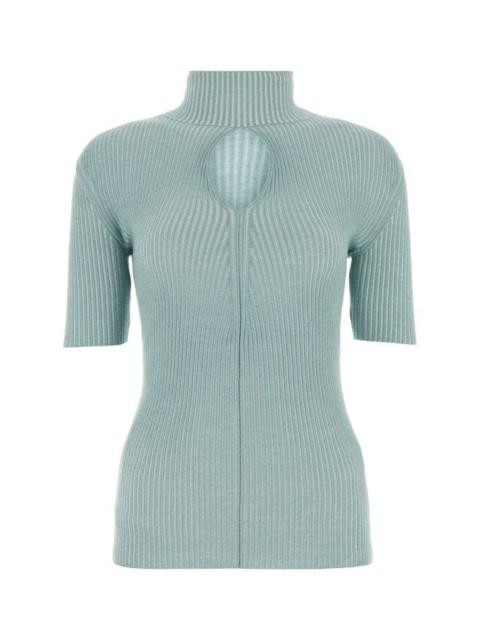 FENDI Fendi Woman Powder Blue Wool Top