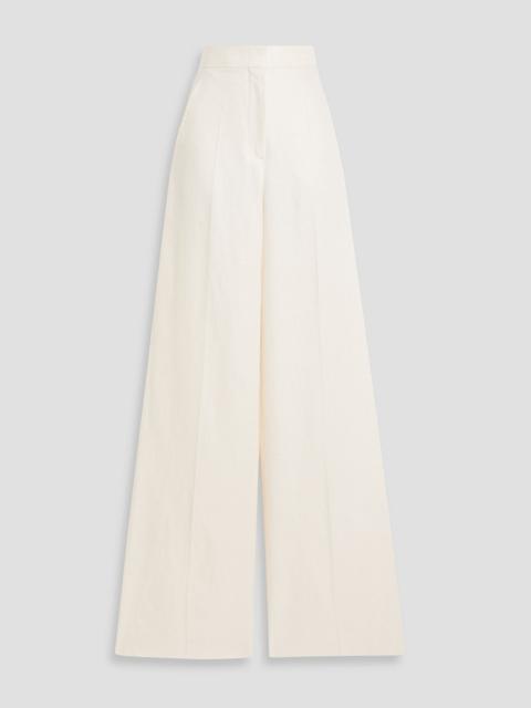 Max Mara Hangar linen-twill wide-leg pants