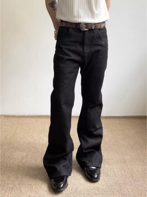 Other Designers utility punk yuppie grunge bootcut pattern jeans