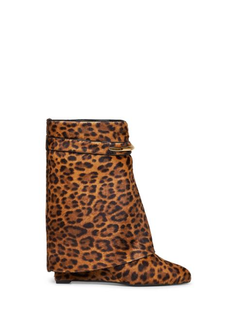 Givenchy Givenchy Women Leopard Pony-Effect Leather Shark Pinch Ankle Boots <Br/>