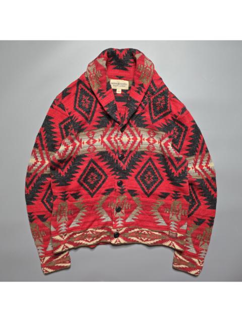 Other Designers Denim & Supply Ralph Lauren - Denim and Supply - Aztec Navajo Shawl Collar Cardigan