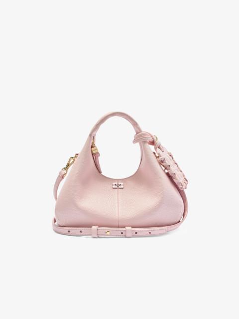 GANNI GRAINED MINI HOBO BAG